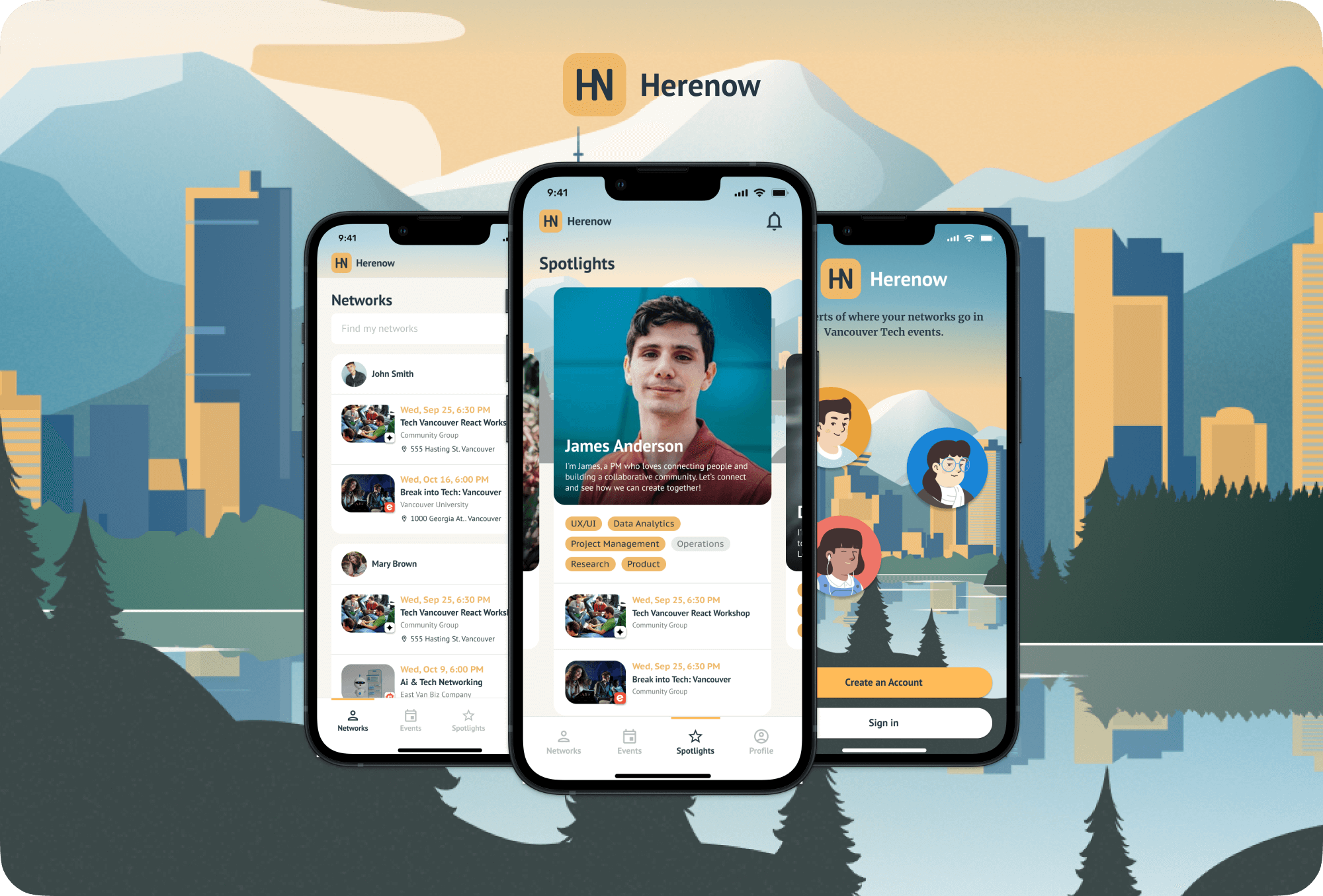 HereNow - Social & Matching